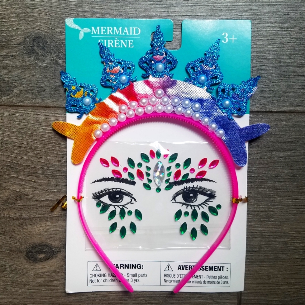 Mermaid costume/dressup accessories NWT
